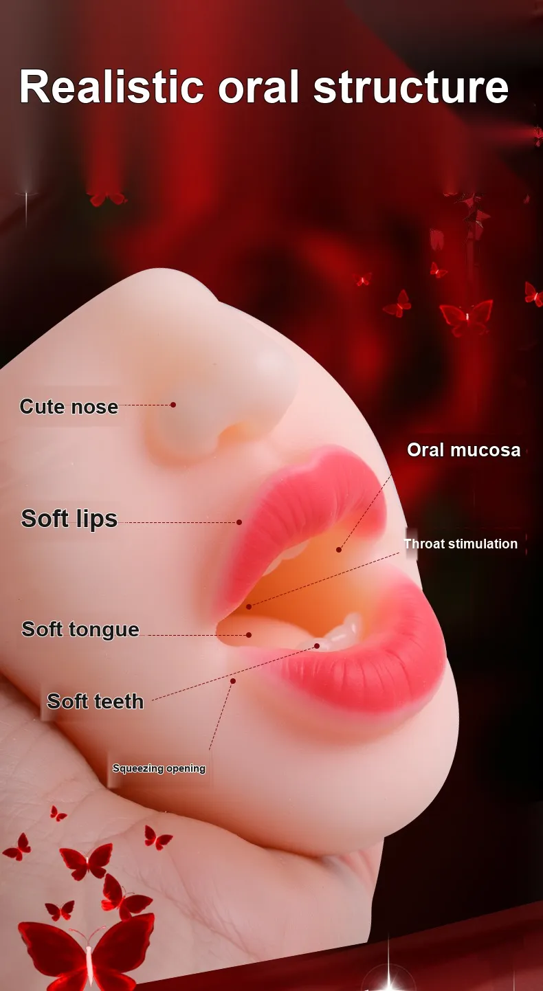 3 in 1 Oral Masturbator VIP42 - adult toy for sale in the UAE