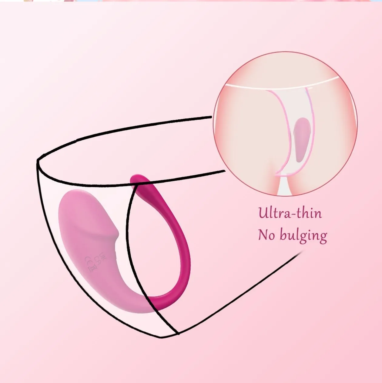 App Controlled Wearable Vibrator VIP10 - adult toy for sale in the UAE