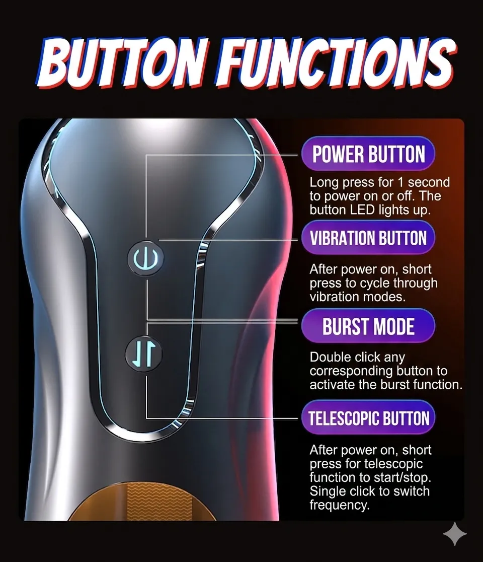 Automatic Telescopic Masturbator 021 - adult toy for sale in the UAE