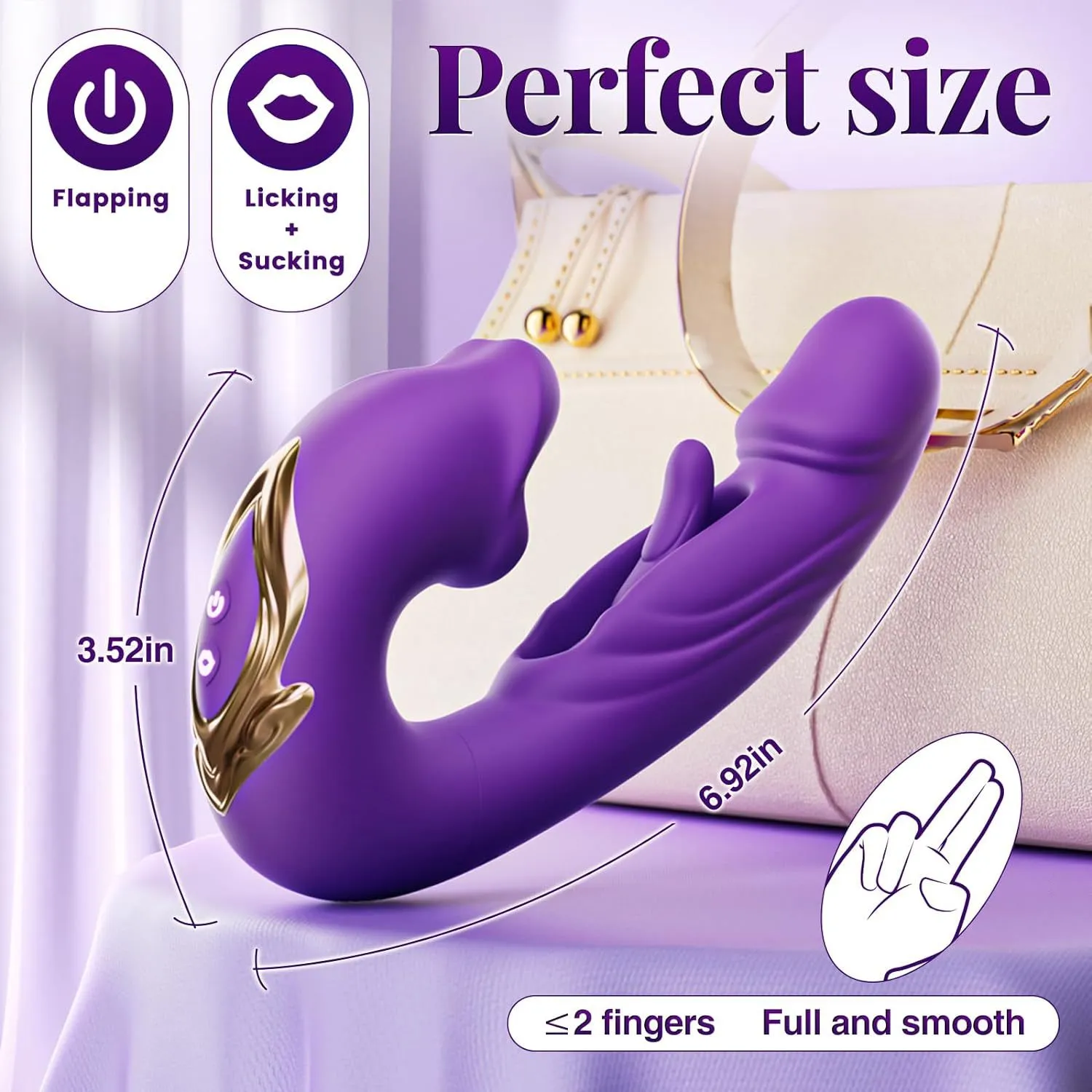Bella Rabbit Vibrator (024) - Female Sex Toys available in the UAE view 4