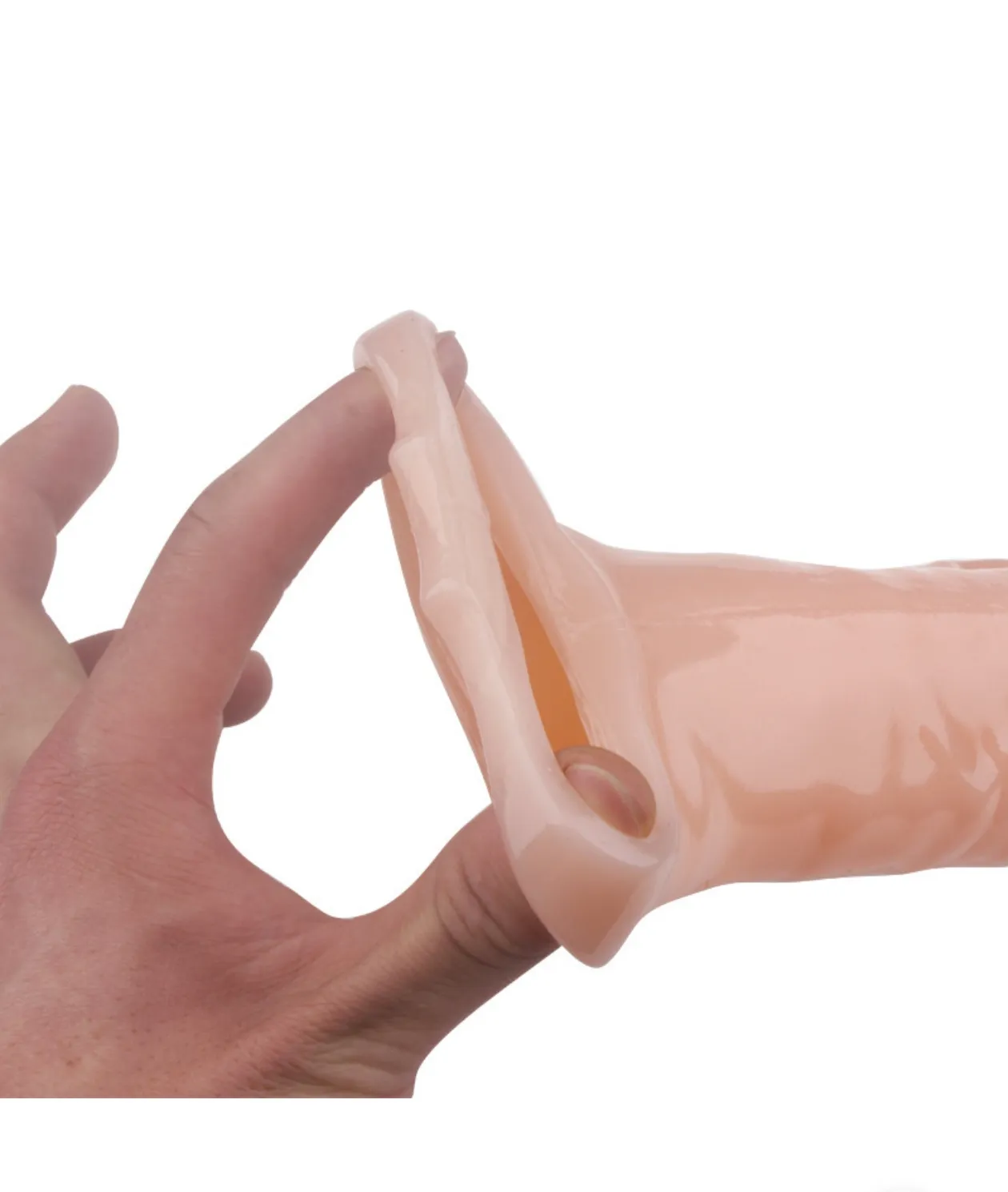 Clear Penis Sleeve Extender VIP25 - adult toy for sale in the UAE