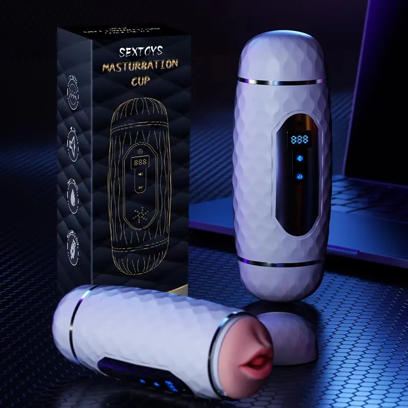 Double Head Counting Masturbator Cup VIP05 - adult toy for sale in the UAE