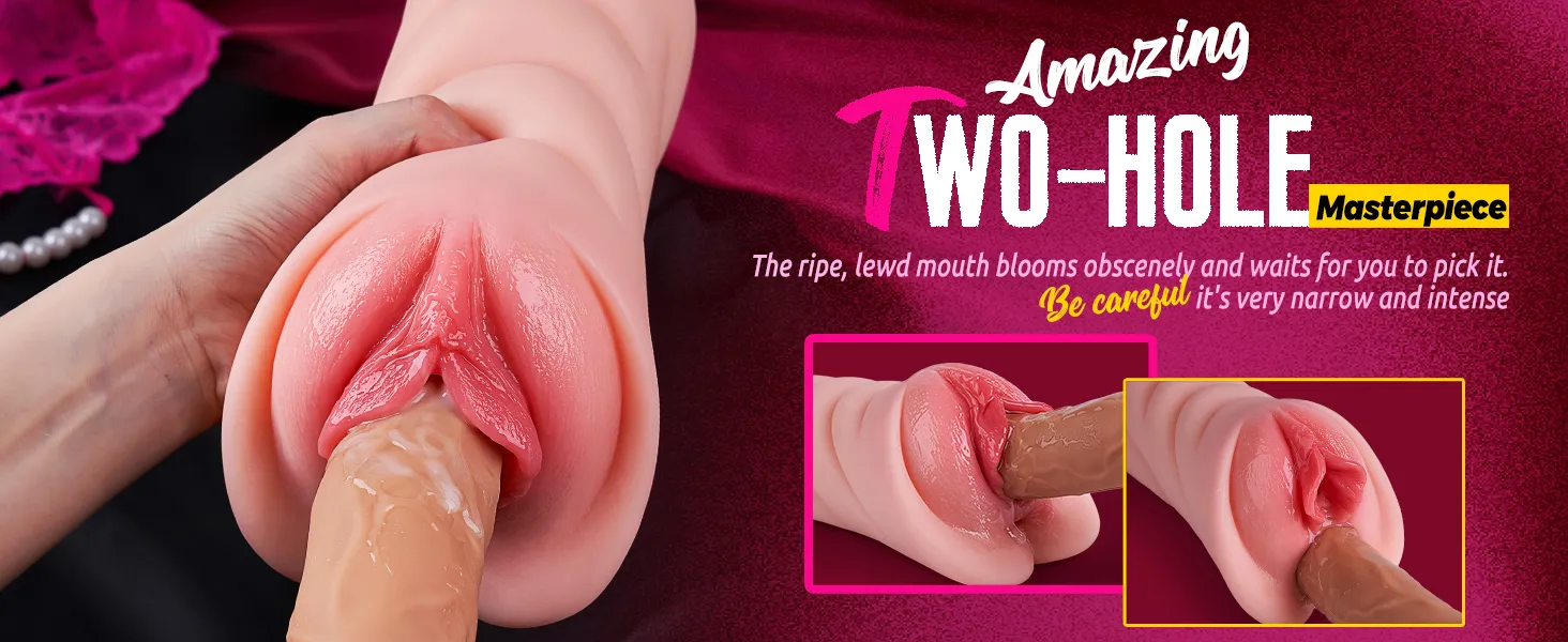 Dual Channel Masturbator (KY12) - Male Sex Toys available in the UAE view 7