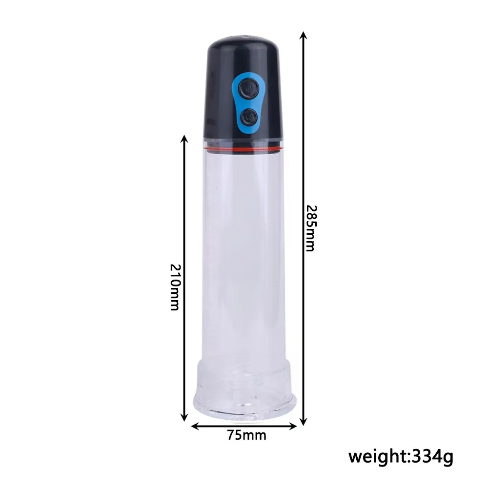 Electric LCD Penis Pump VIP21 - adult toy for sale in the UAE