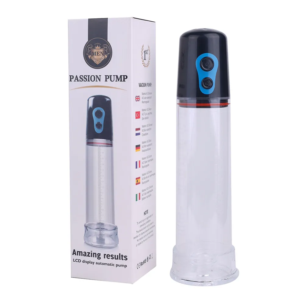Electric LCD Penis Pump VIP21 - adult toy for sale in the UAE