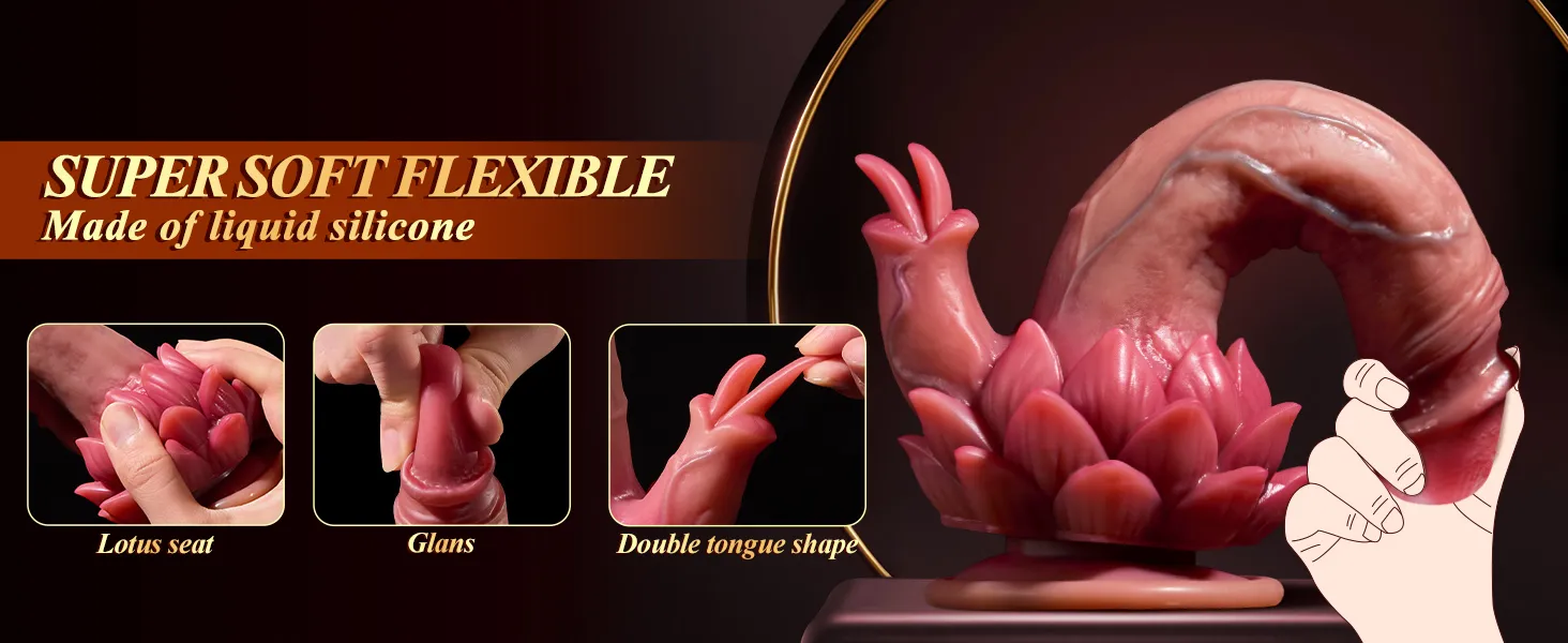 Lotus Thrusting Dildo 039 - adult toy for sale in the UAE