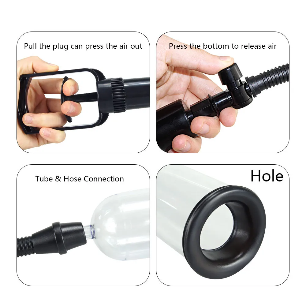 Manual Penis Pump VIP20 - adult toy for sale in the UAE