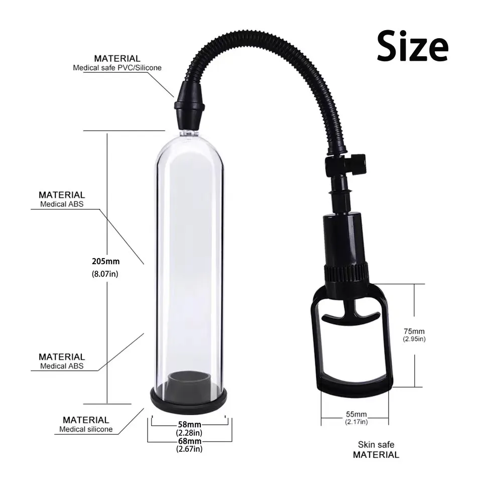Manual Penis Pump VIP20 - adult toy for sale in the UAE