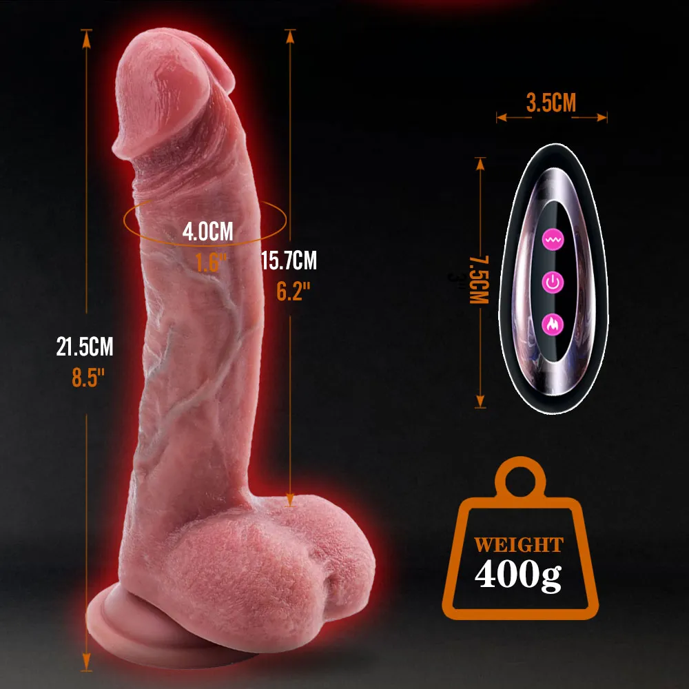 Realistic Dildo Vibrator (028) - Female Sex Toys available in the UAE view 9