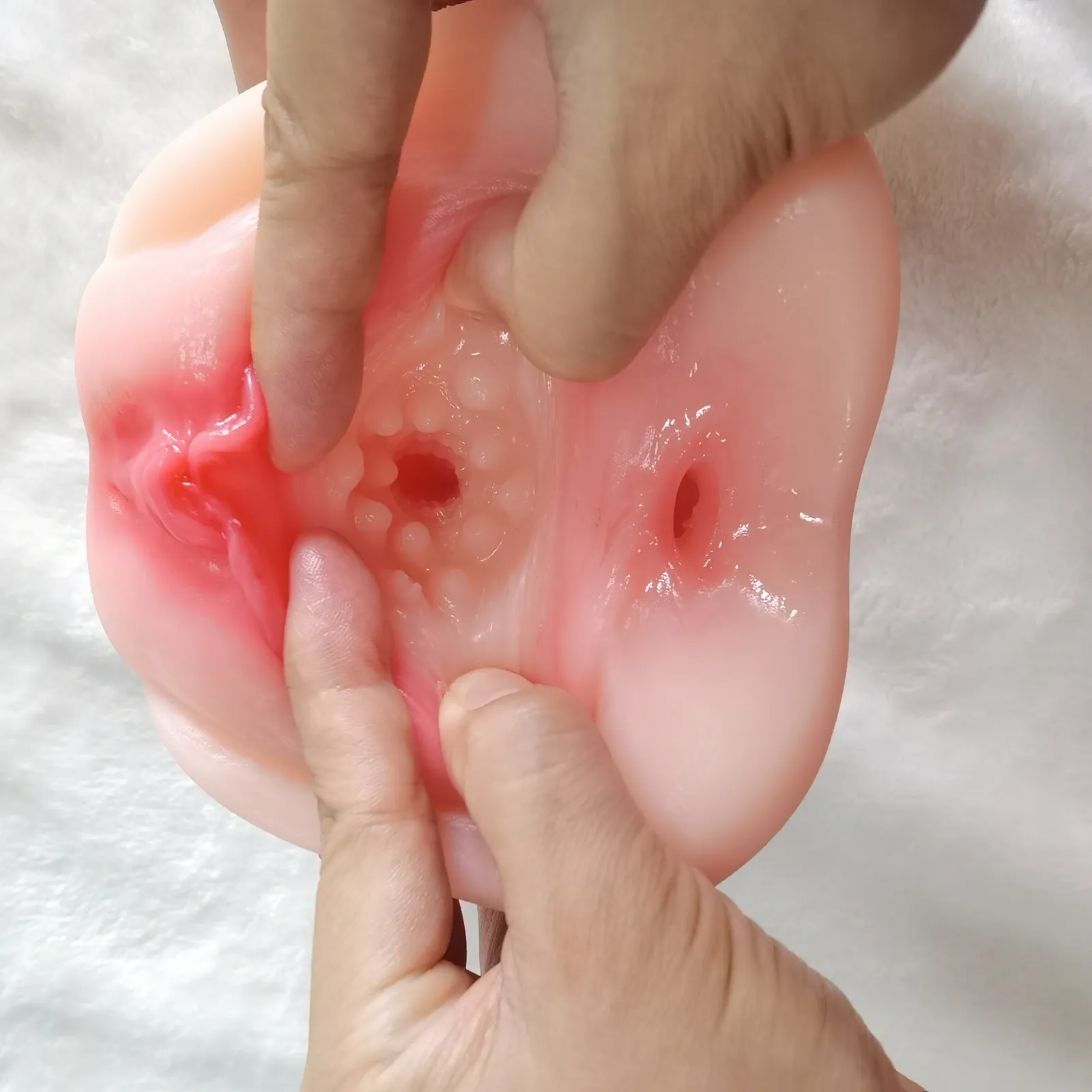 Realistic Dual Channel Onahole (004) - Male Sex Toys available in the UAE view 14