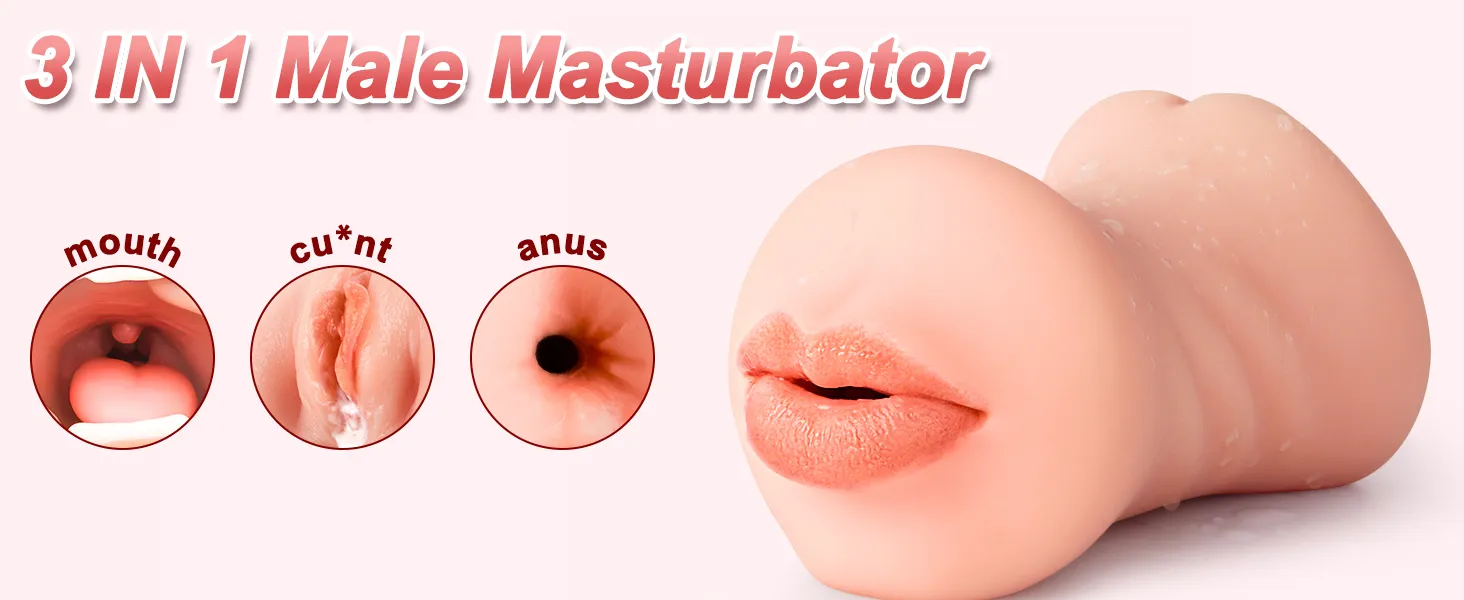 Realistic Dual Masturbator 007 - adult toy for sale in the UAE