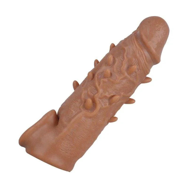 Realistic Spiked Penis Sleeve (KY26) - Male Sex Toys available in the UAE view 10