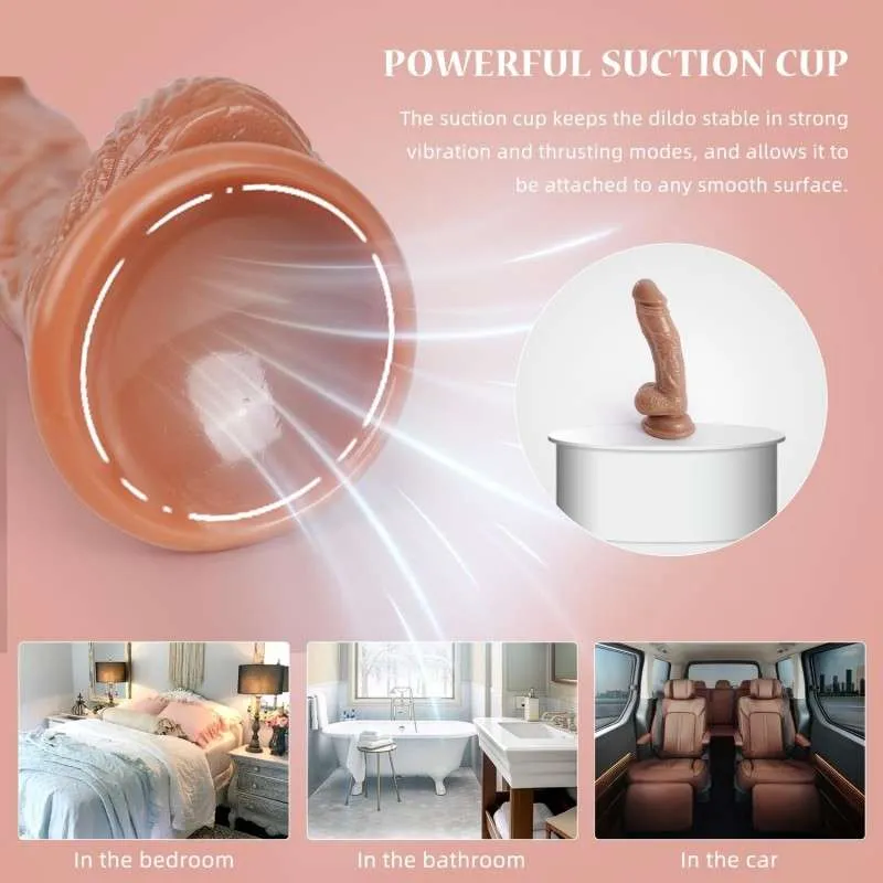 Realistic Thrusting Dildo (KY35) - Female Sex Toys available in the UAE view 7