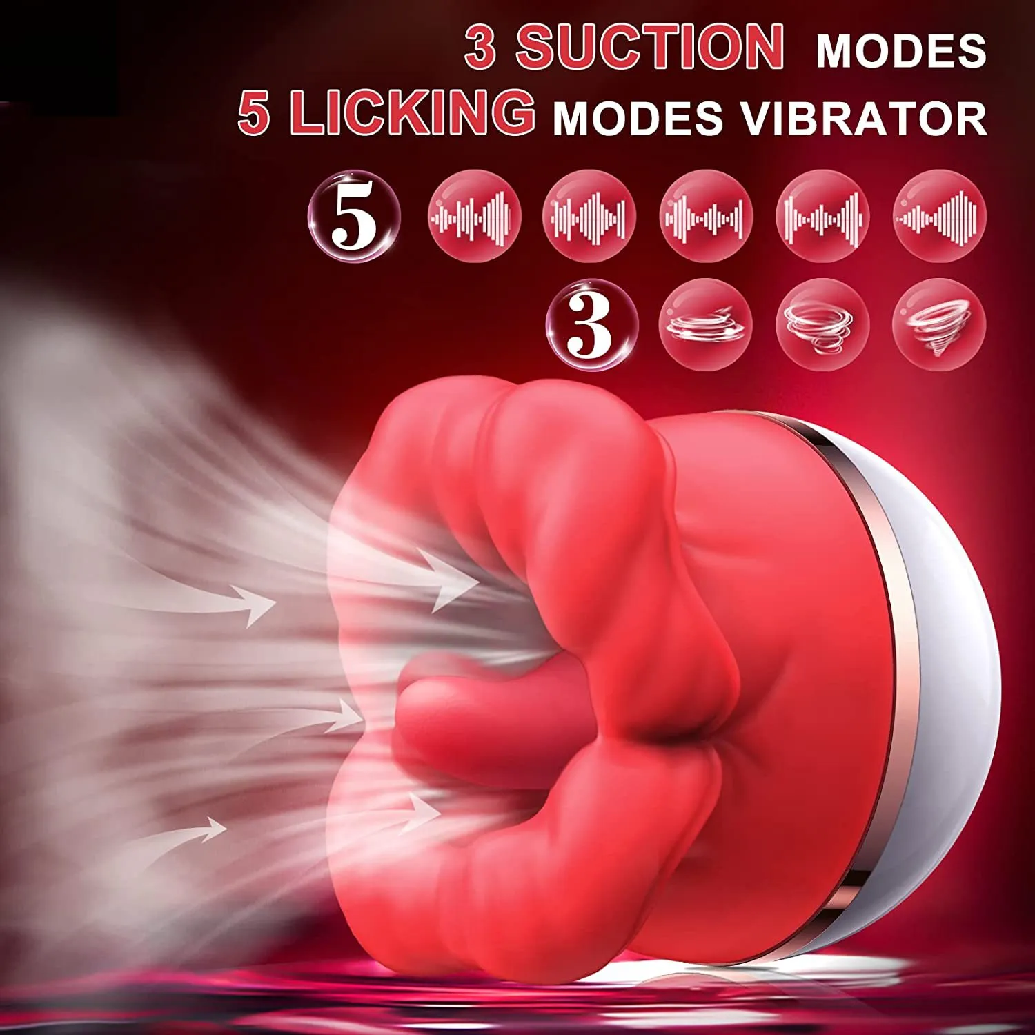 Red Lips Rose (026) - Female Sex Toys available in the UAE view 8