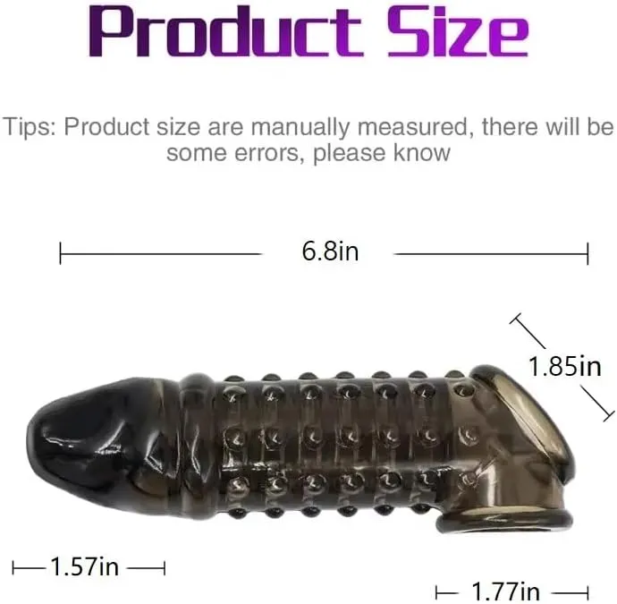 Spiked Penis Sleeve (YB39) - Male Sex Toys available in the UAE view 5