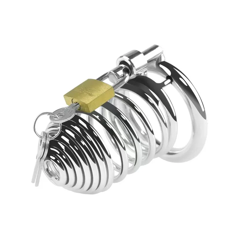 Stainless Steel Chastity Cage VIP37 - adult toy for sale in the UAE