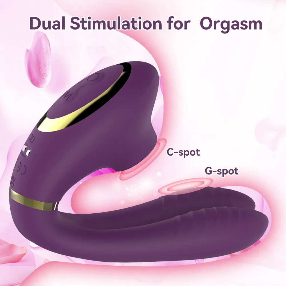 Sucking Dual Vibrator 035 - adult toy for sale in the UAE