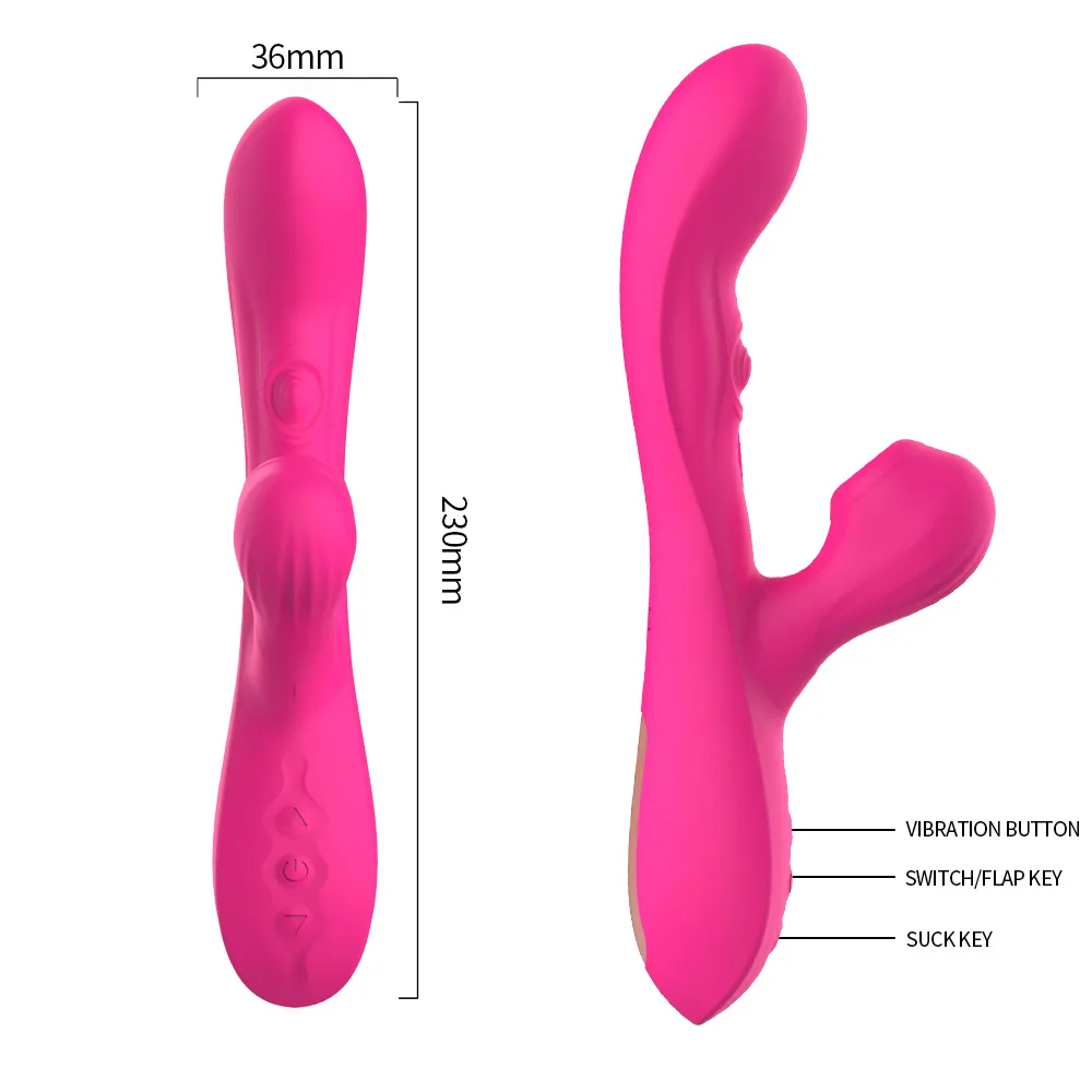 Sucking Rabbit Vibrator 030 - adult toy for sale in the UAE