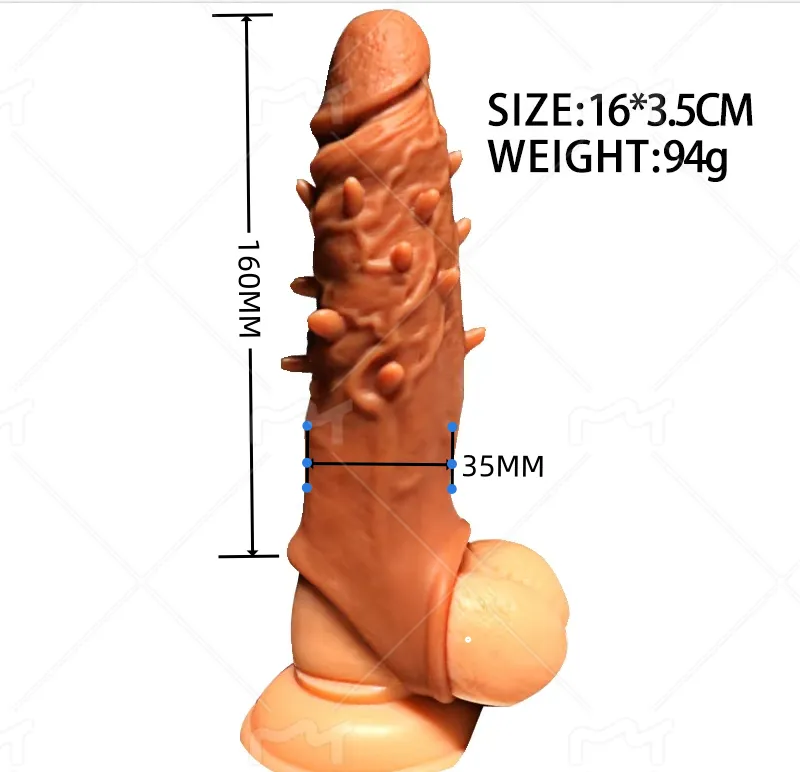 Textured Dildo 16 cm VIP28 - adult toy for sale in the UAE