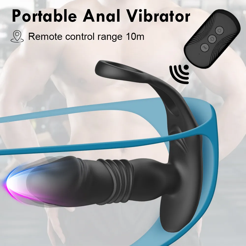 Thrusting Anal Vibrator 46 - adult toy for sale in the UAE