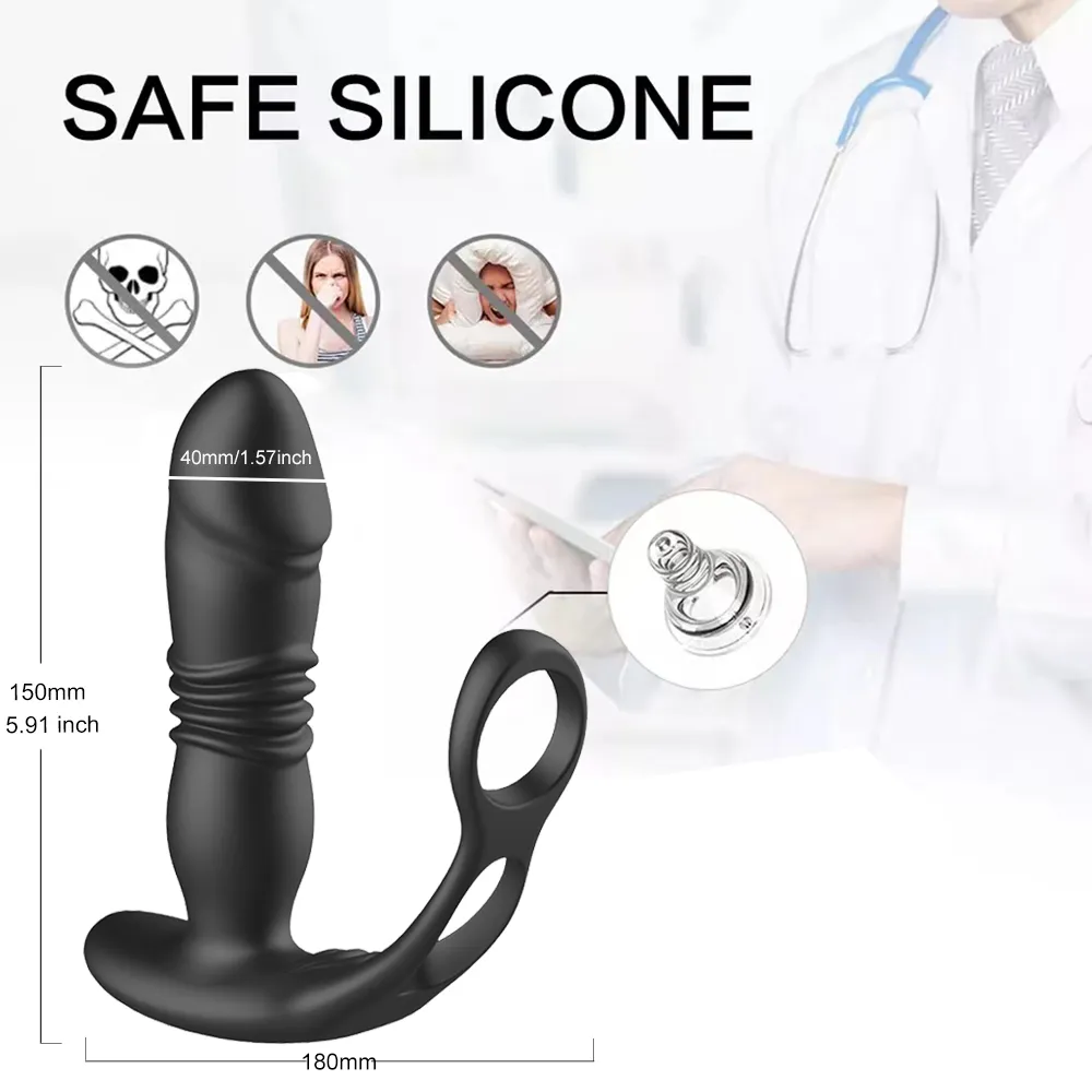 Thrusting Anal Vibrator 46 - adult toy for sale in the UAE