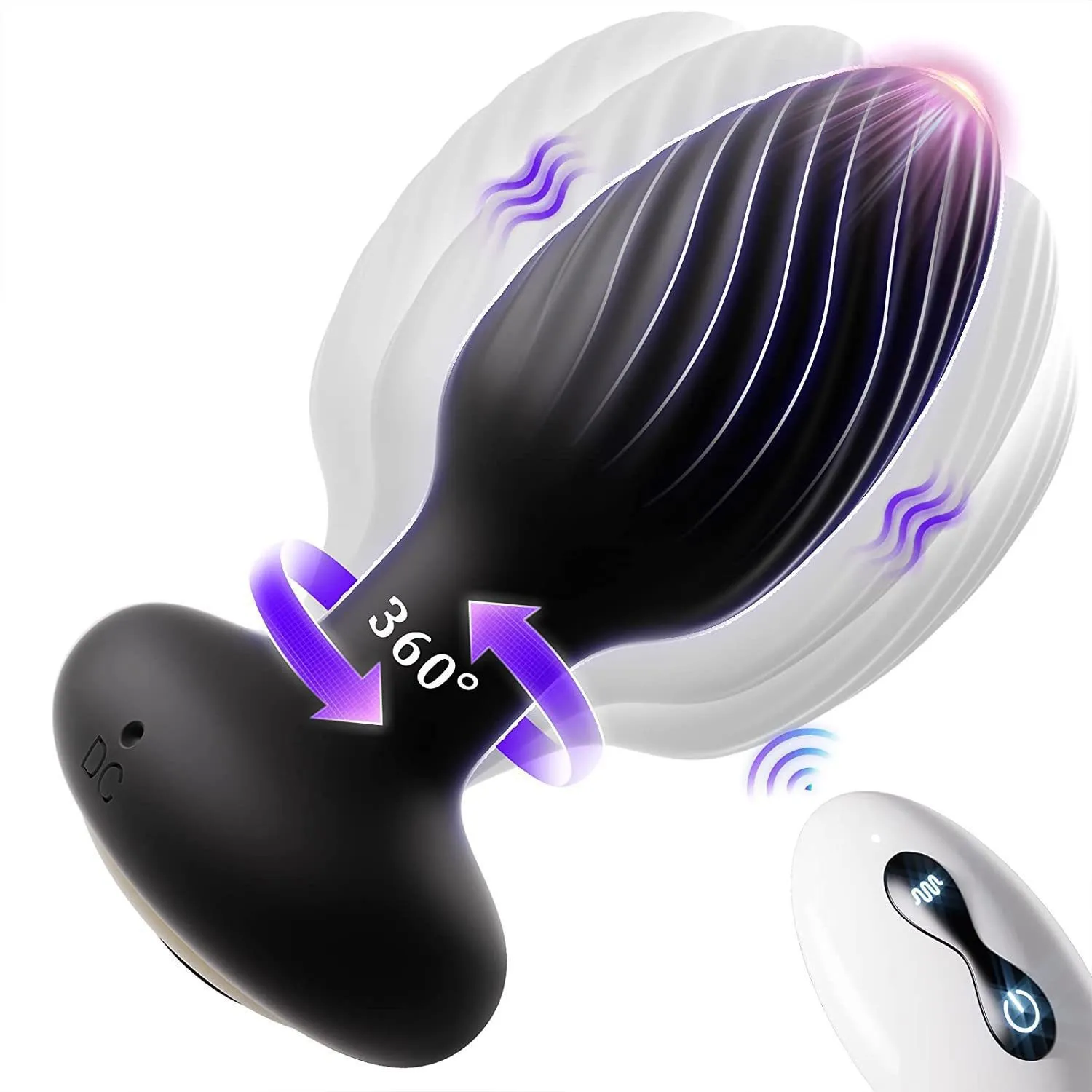Twisting Rotating Anal Vibrator VIP14 - adult toy for sale in the UAE