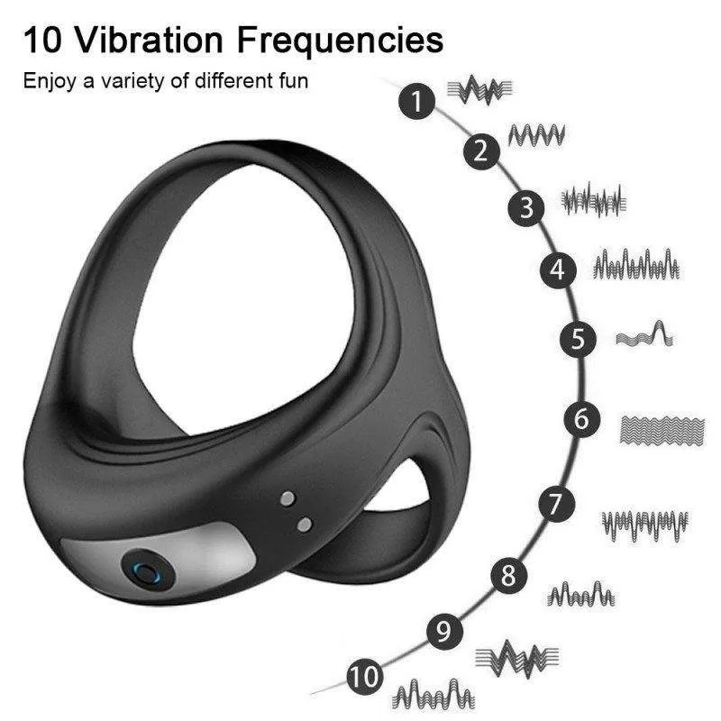 Vibrating Cock Ring (KY37) - Male Sex Toys available in the UAE view 4